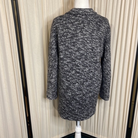 MASON JULES GRAY PEACOAT SIZE MEDIUM PART WOOL - Picture 7 of 13